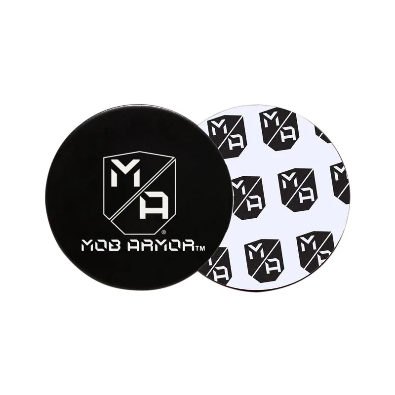 MOB-MD – MOB ARMOR Cell Phone Mount Plate, Replacement Plates For Mob Armor Magnetic Mounts Black Metal With Degreasi...